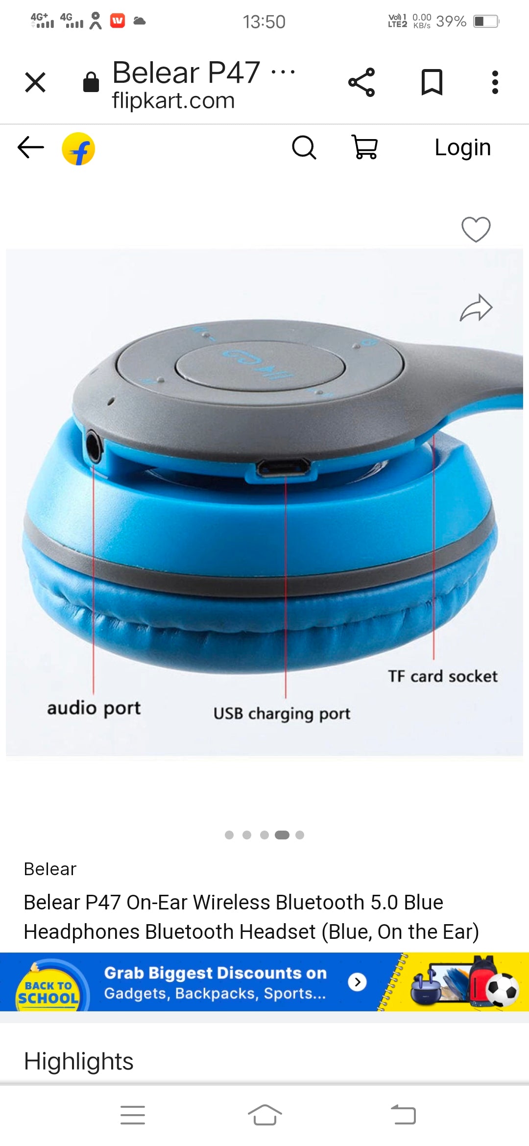 Dbeats Head Phones P47 Dbeats Head Phones P47
